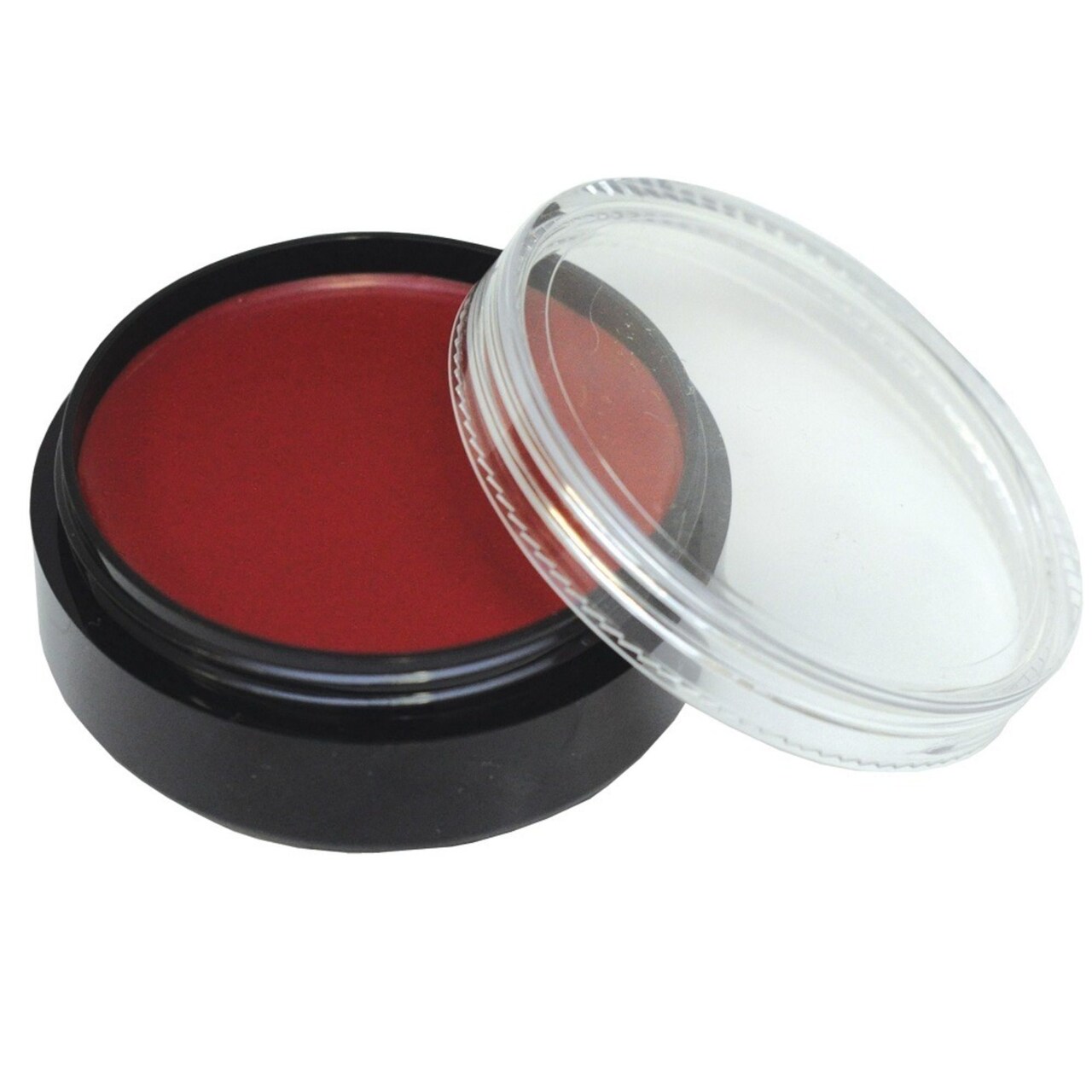 The Costume Center Red and Black Mask Cover Unisex Adult Halloween Makeup Costume Accessory 1 oz.